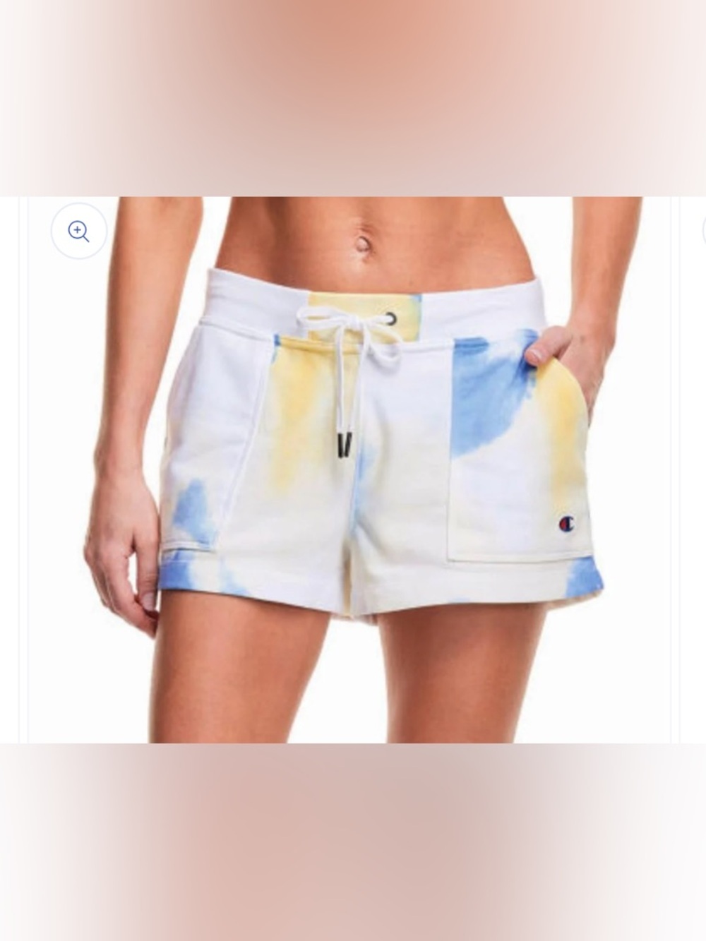 NWT- XL Champion Tie Dyed cotton shorts Gym performance Shorts